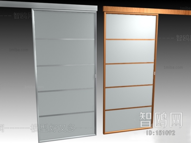 Modern Solid Wood Door