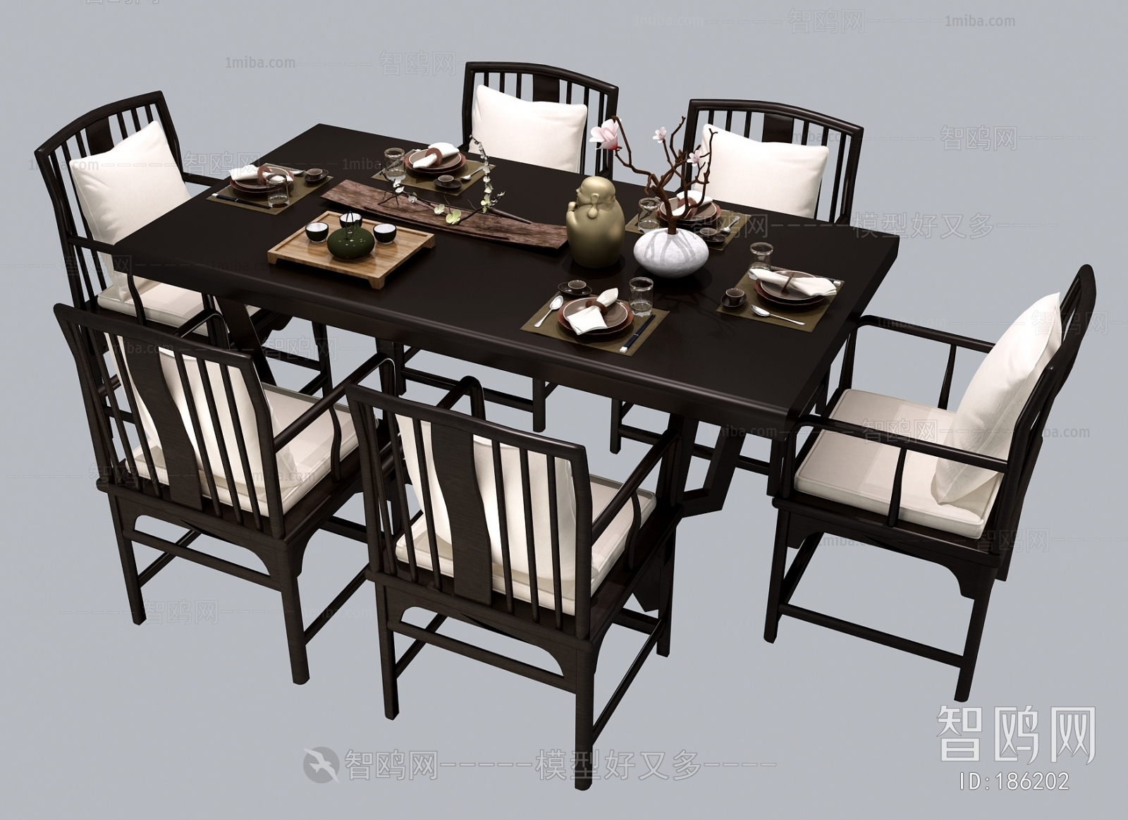 New Chinese Style Dining Table And Chairs