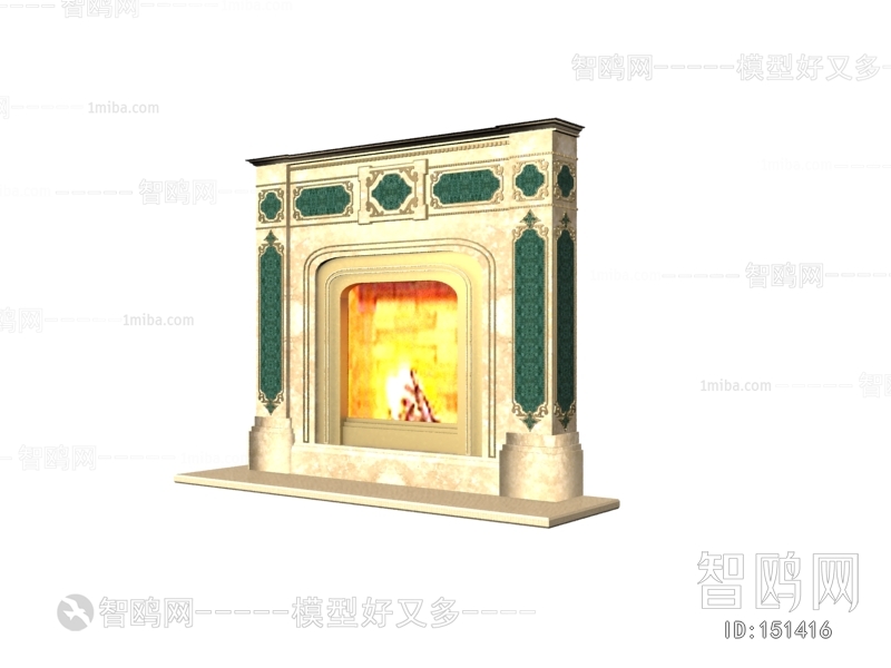 European Style Fireplace