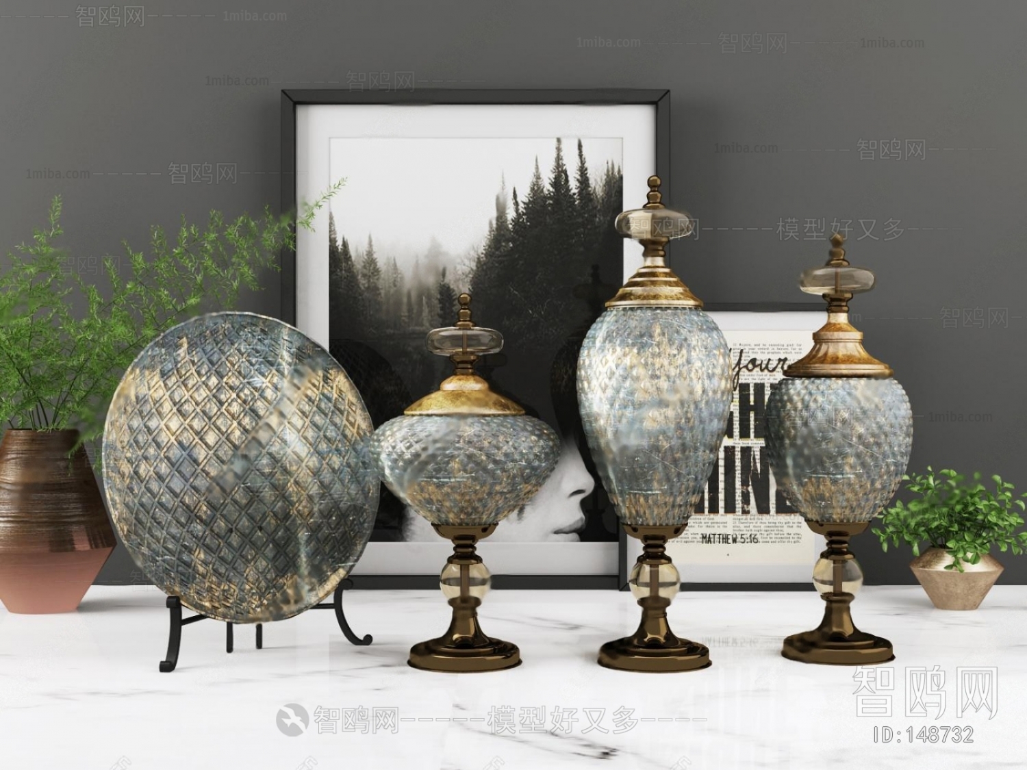 American Style Classical Style Decorative Set
