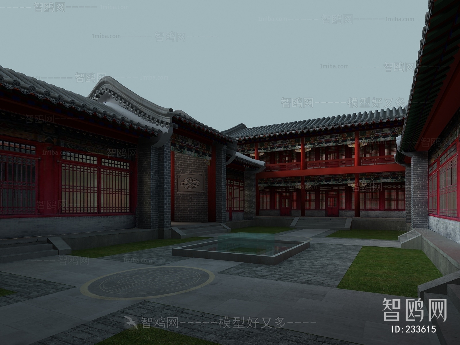 Chinese Style Courtyard/landscape