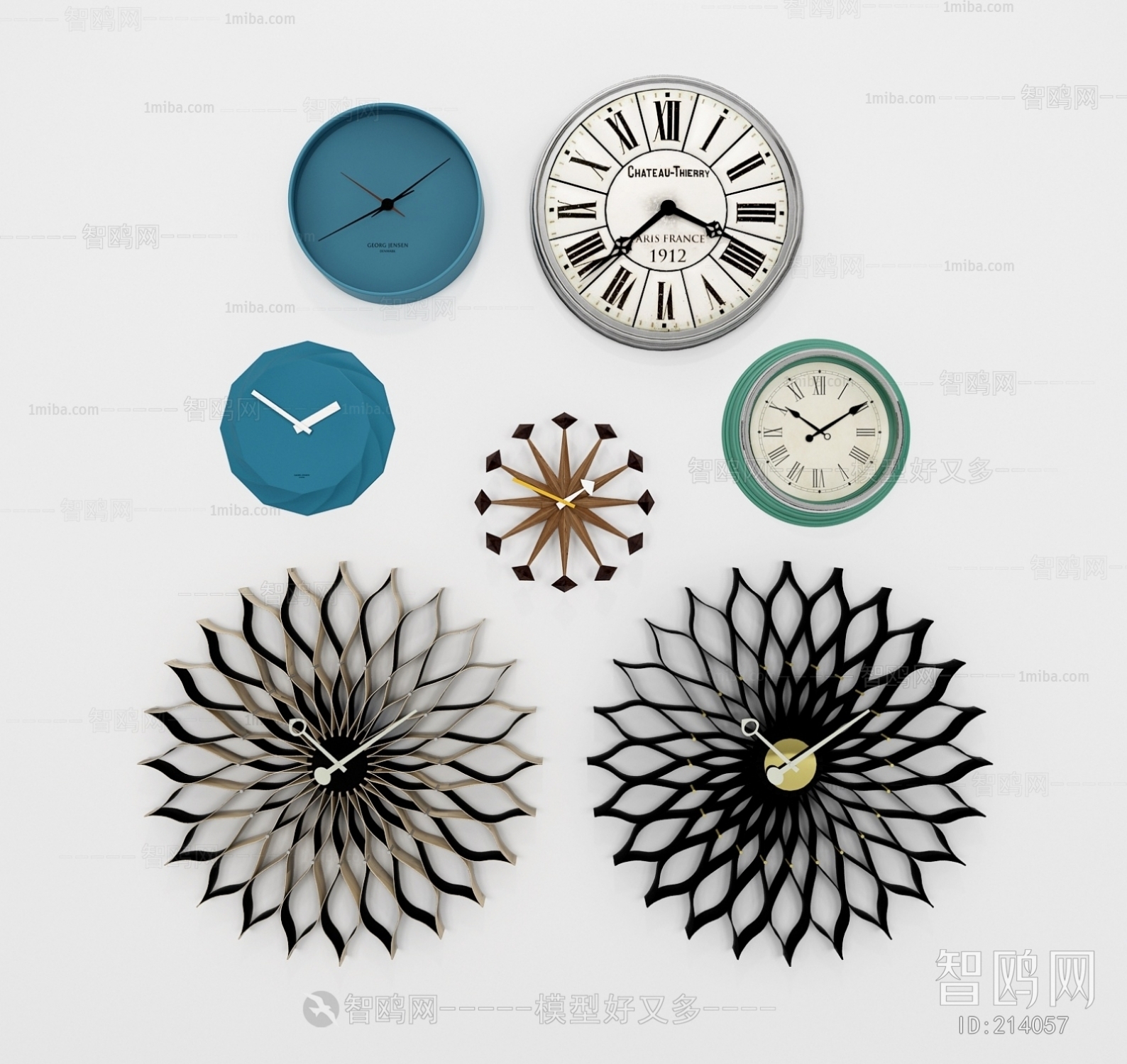 Modern Nordic Style Wall Clock