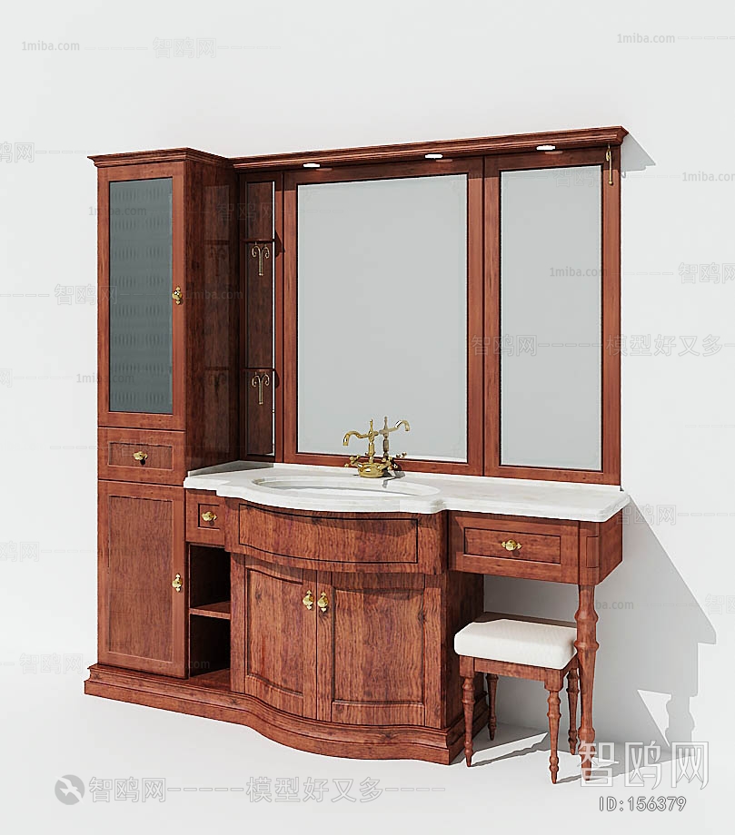 European Style Bathroom Cabinet