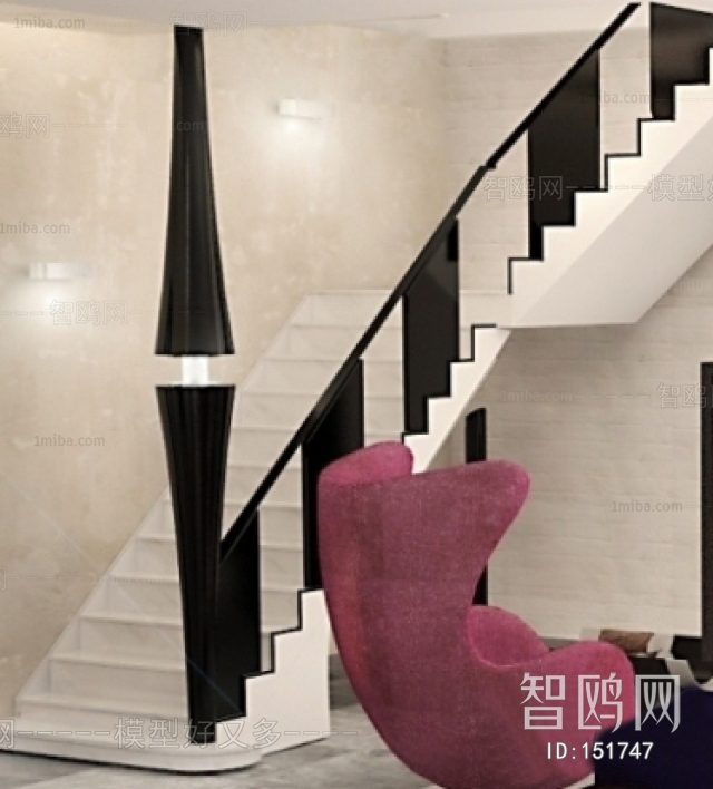 Modern Stair Balustrade/elevator