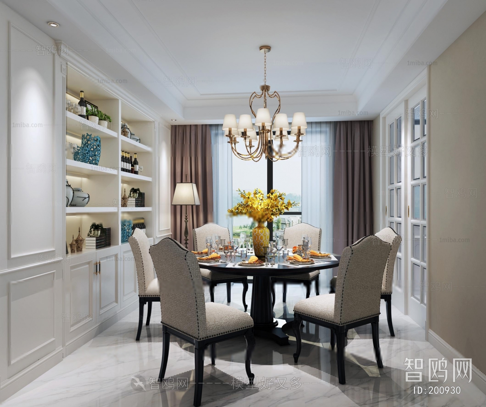 European Style Dining Room