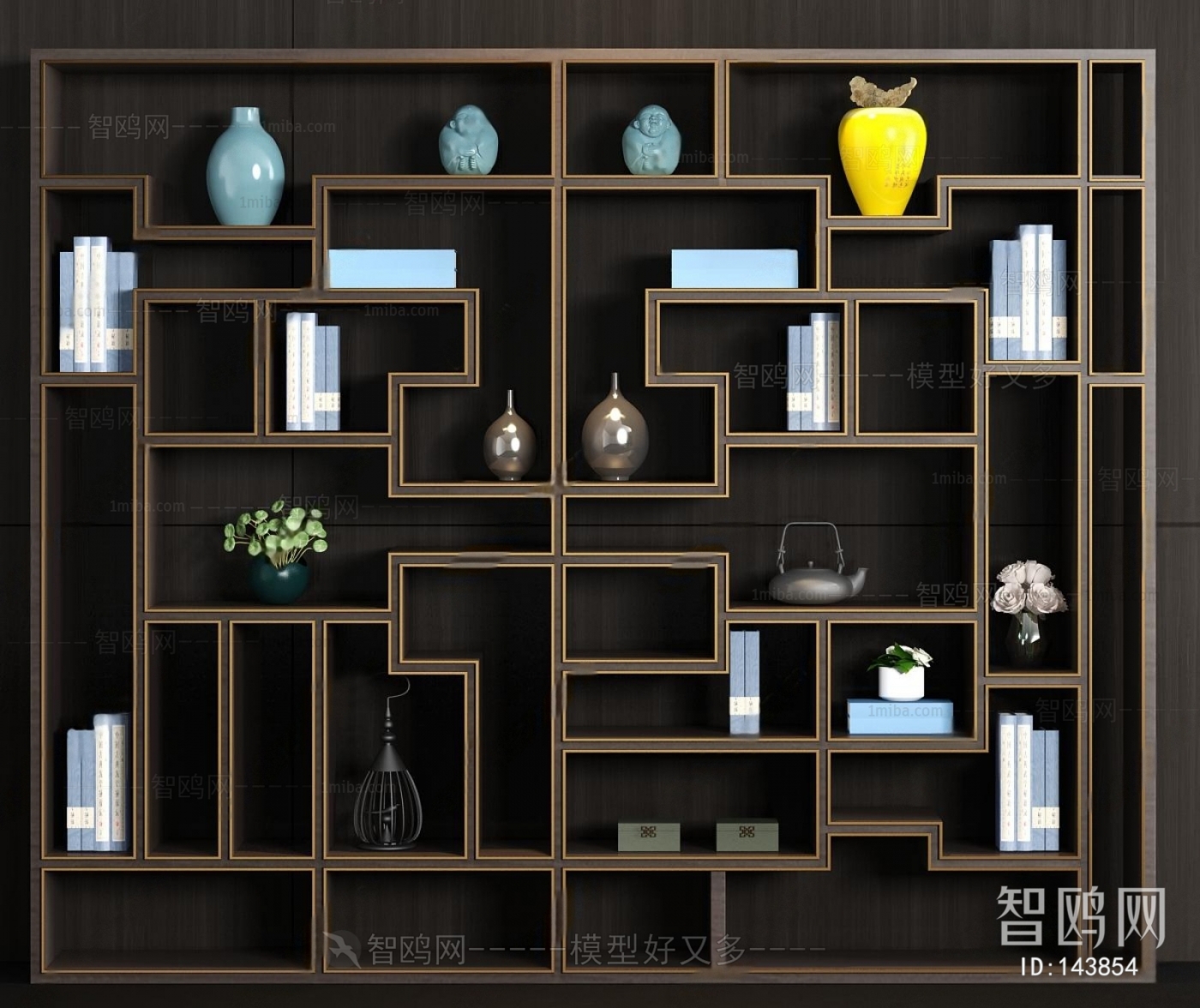 New Chinese Style Bookcase