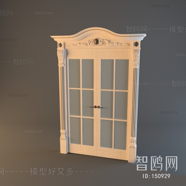 European Style Solid Wood Door