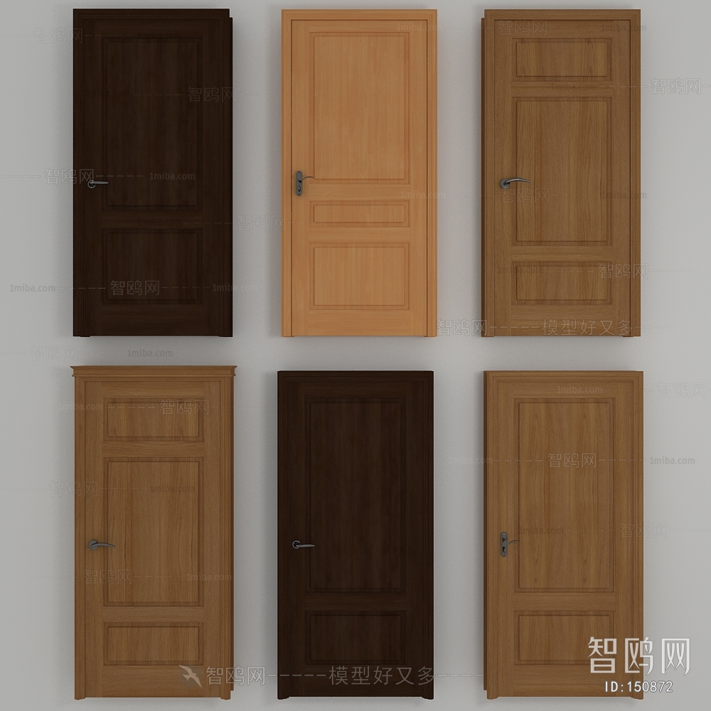 Modern Solid Wood Door