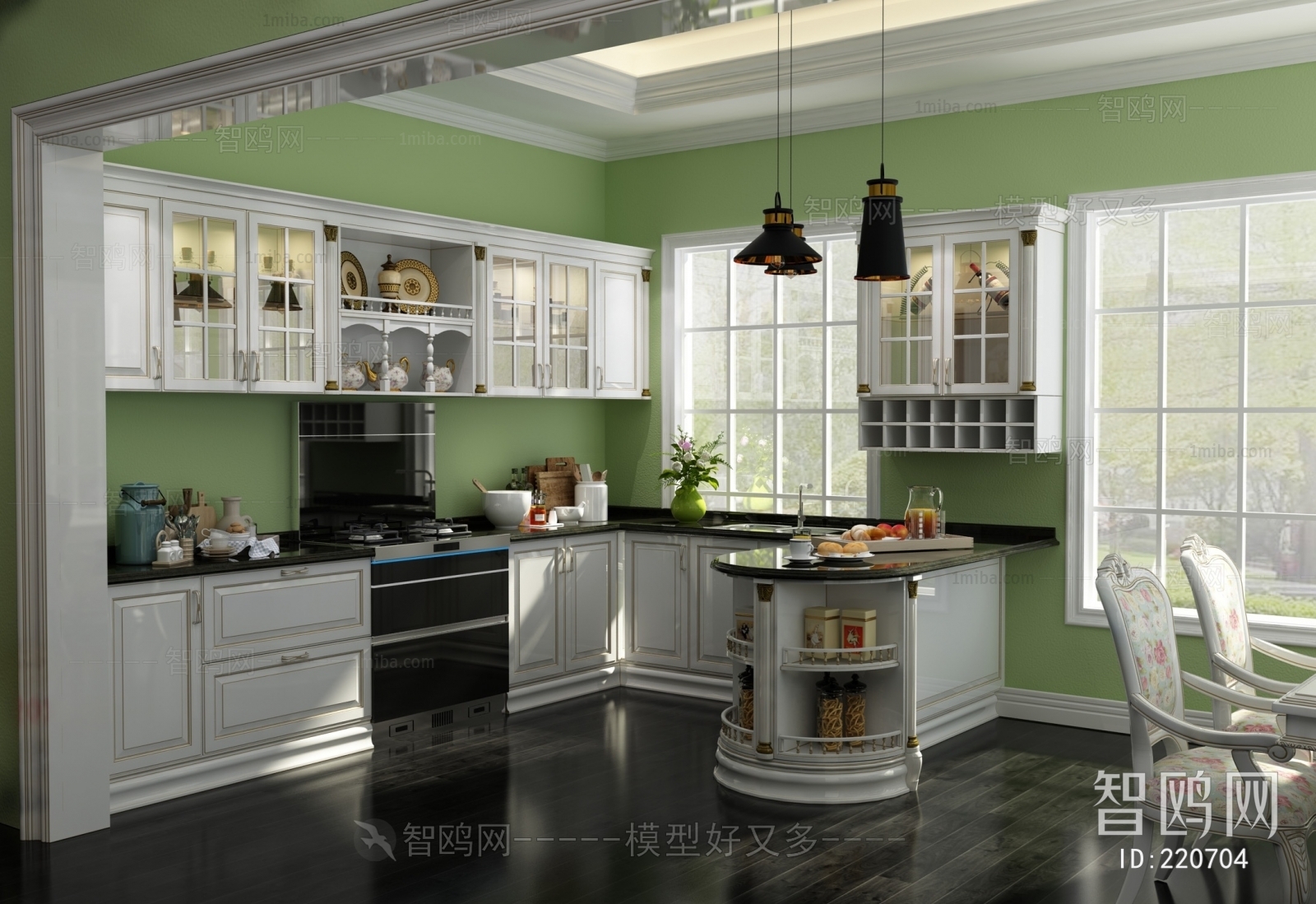 American Style Open Kitchen