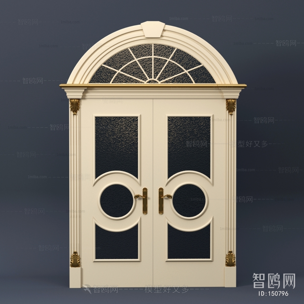 European Style Solid Wood Door