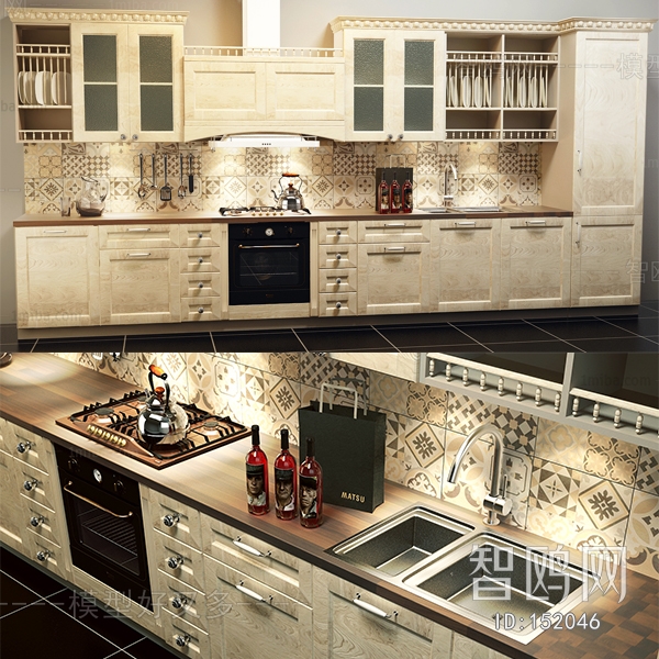 European Style Kitchen Cabinet