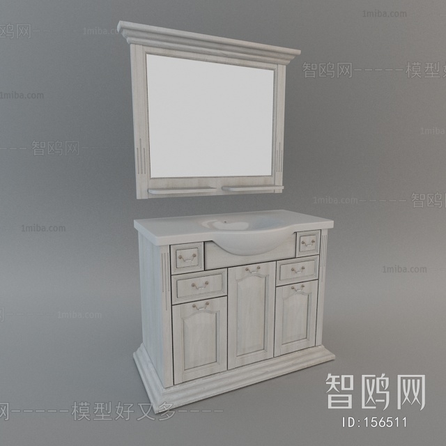 European Style Bathroom Cabinet