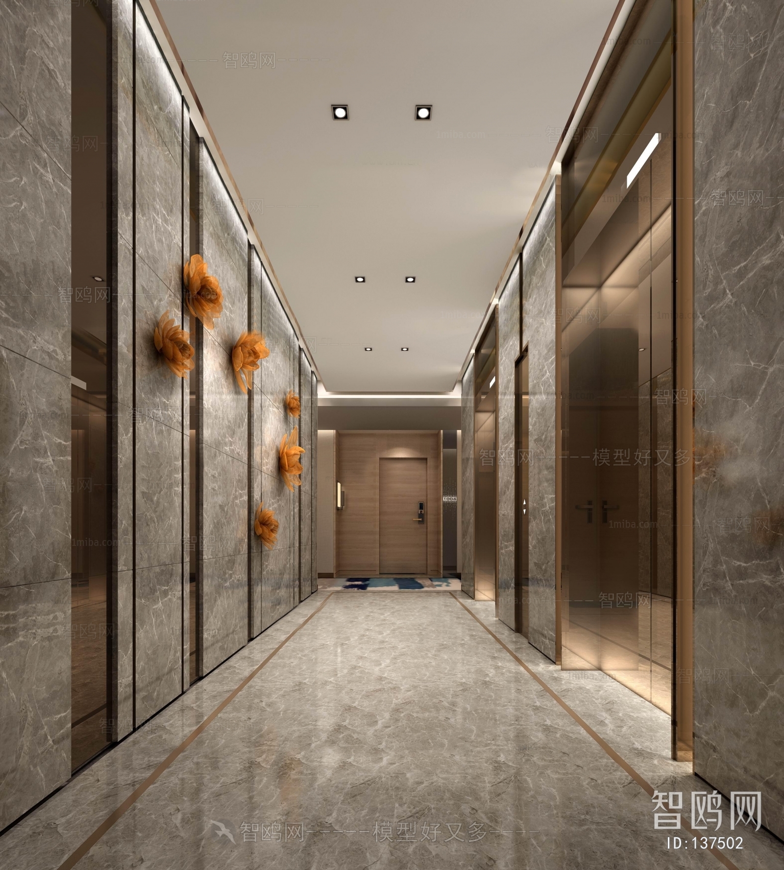 Modern Corridor/elevator Hall