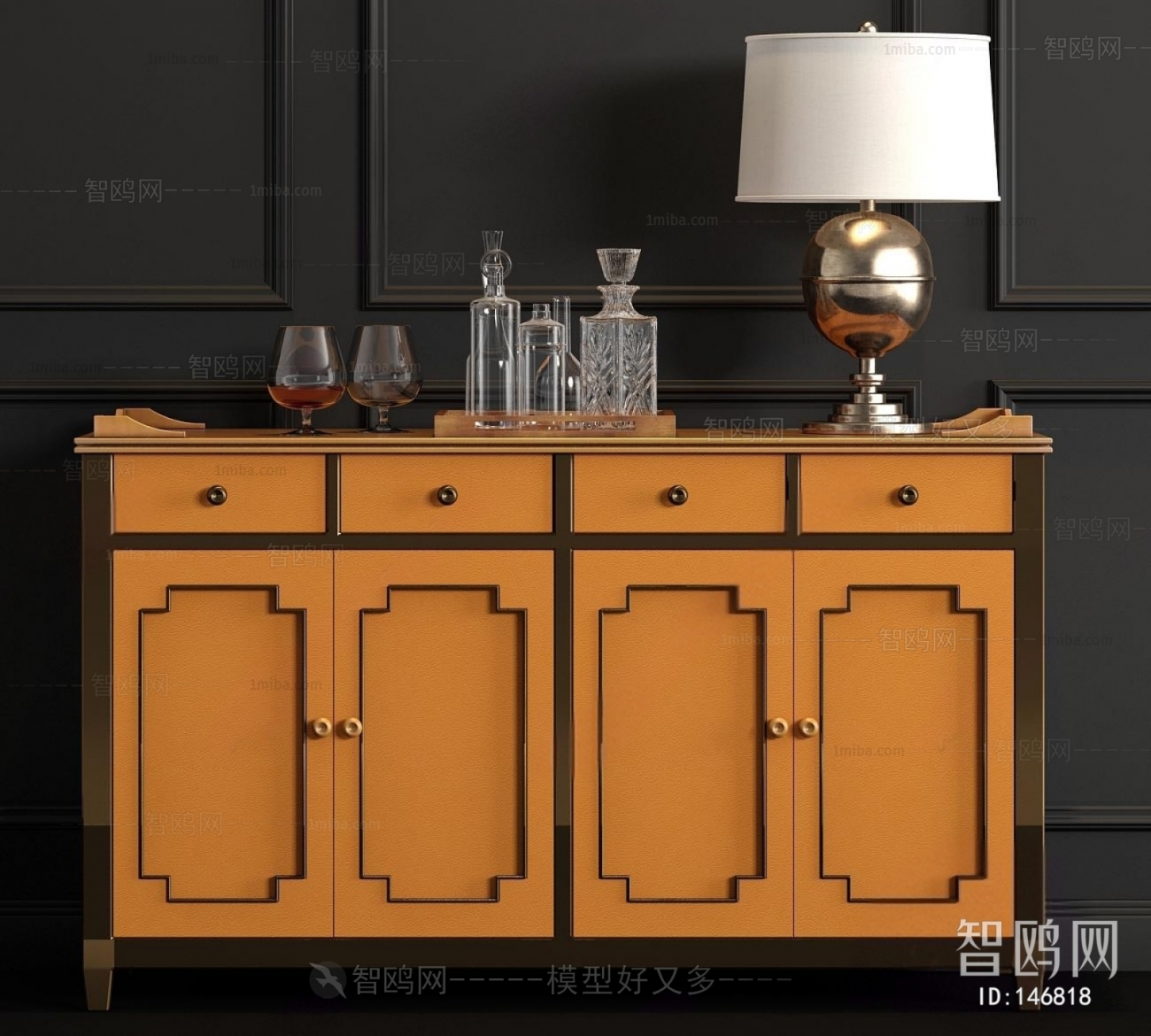 New Chinese Style Side Cabinet/Entrance Cabinet