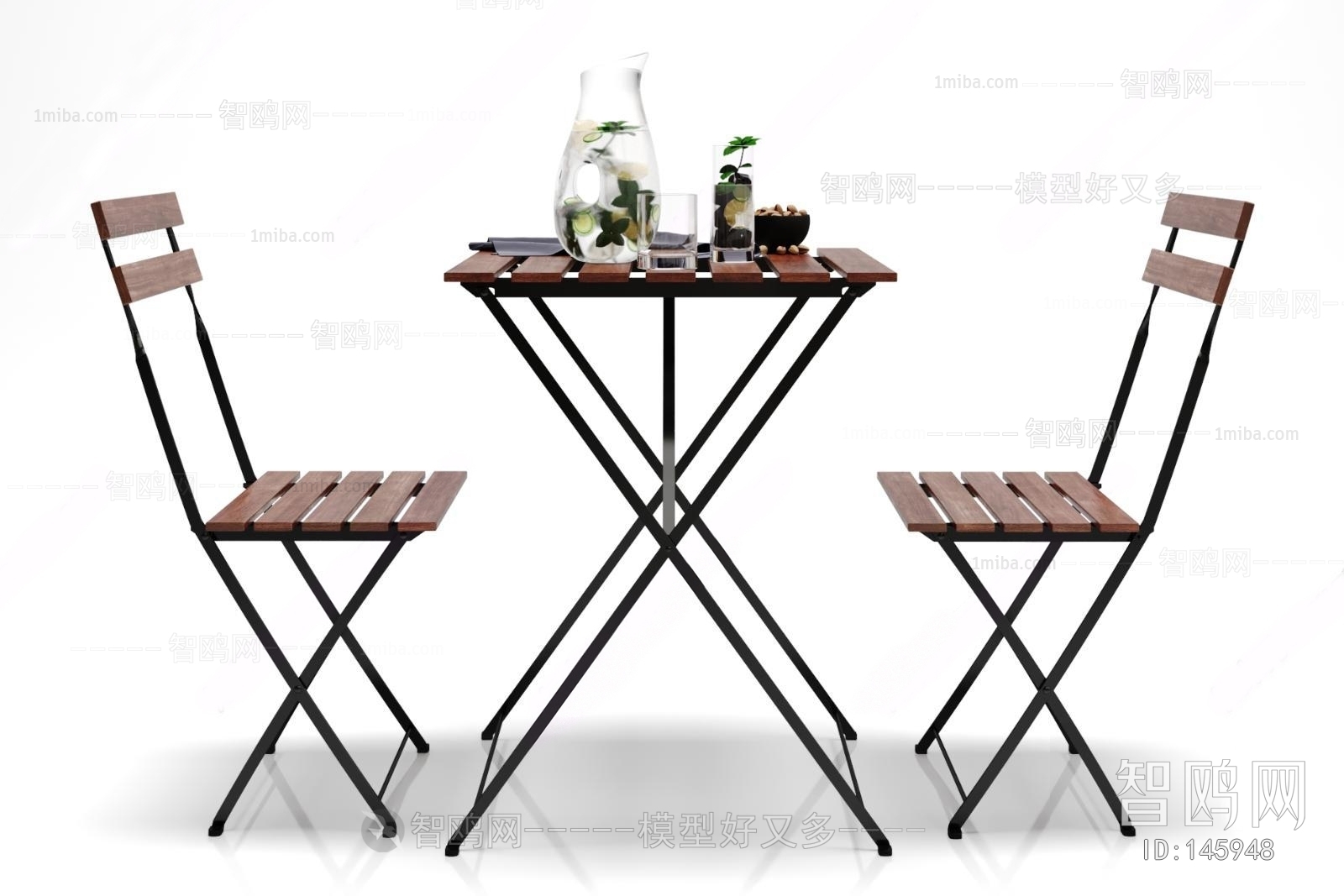 Industrial Style Leisure Table And Chair