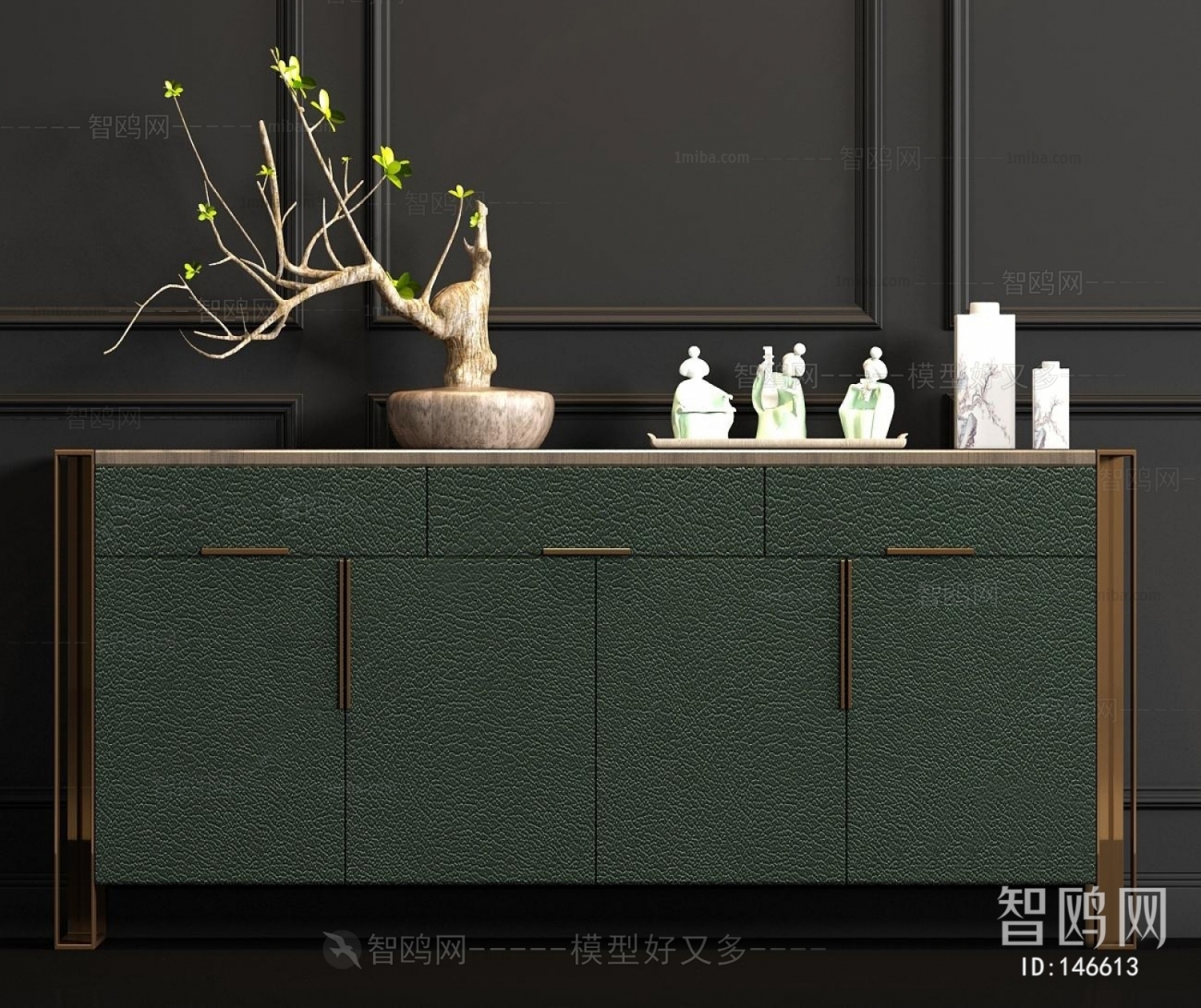 New Chinese Style Side Cabinet/Entrance Cabinet