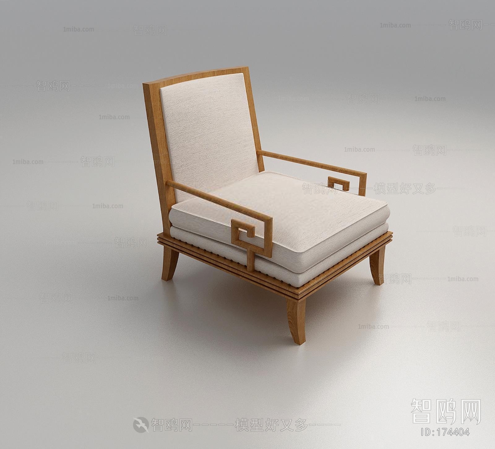 New Chinese Style Lounge Chair