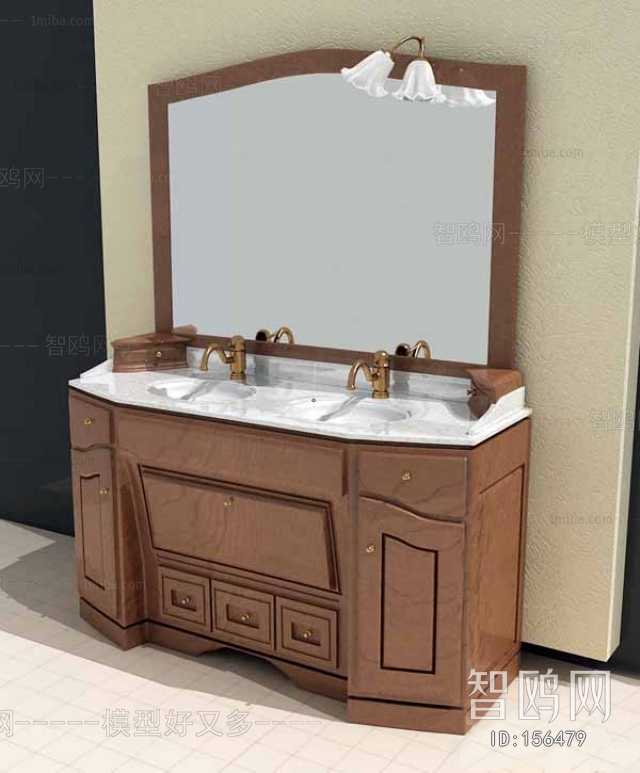 European Style Bathroom Cabinet