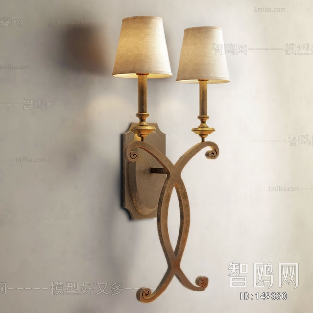 European Style Retro Style Wall Lamp