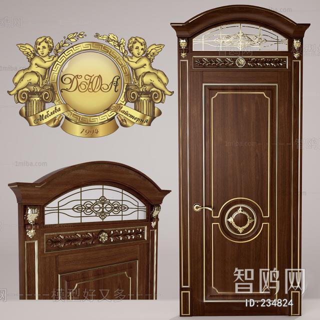 European Style Solid Wood Door