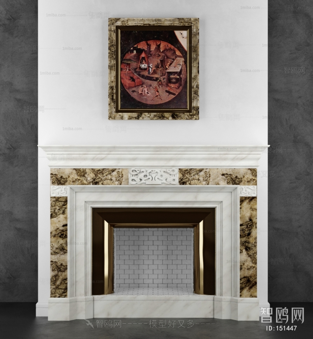 European Style Fireplace