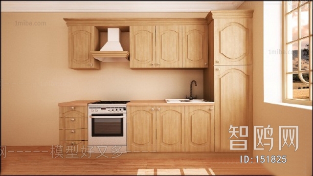 European Style Kitchen Cabinet