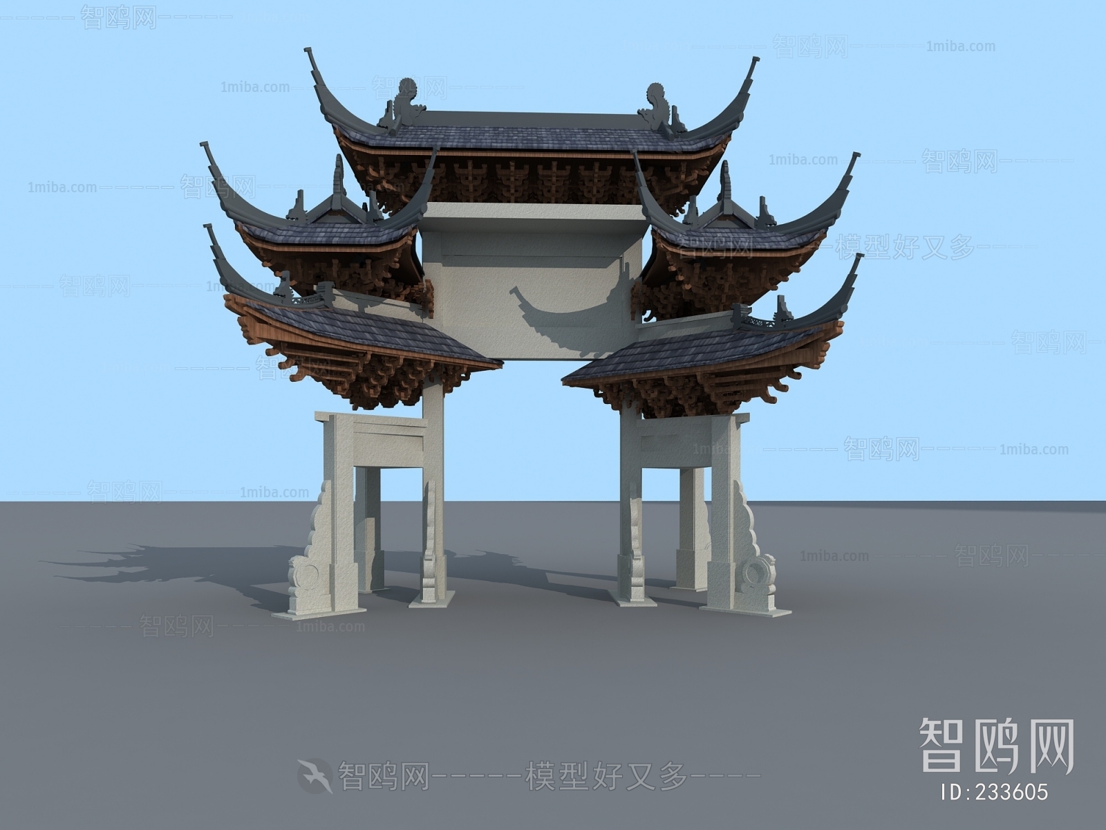 Chinese Style Building Component