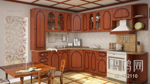 European Style Kitchen Cabinet