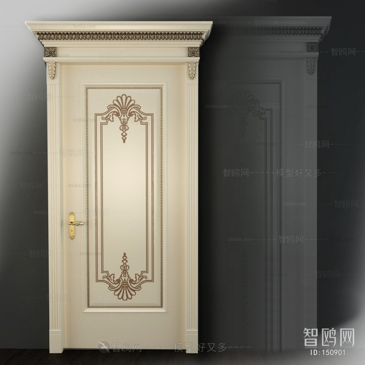 European Style Solid Wood Door