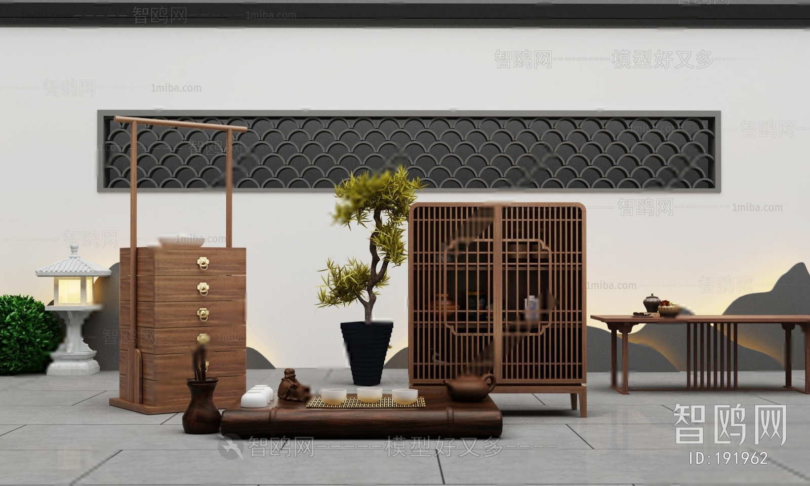 New Chinese Style Side Cabinet/Entrance Cabinet