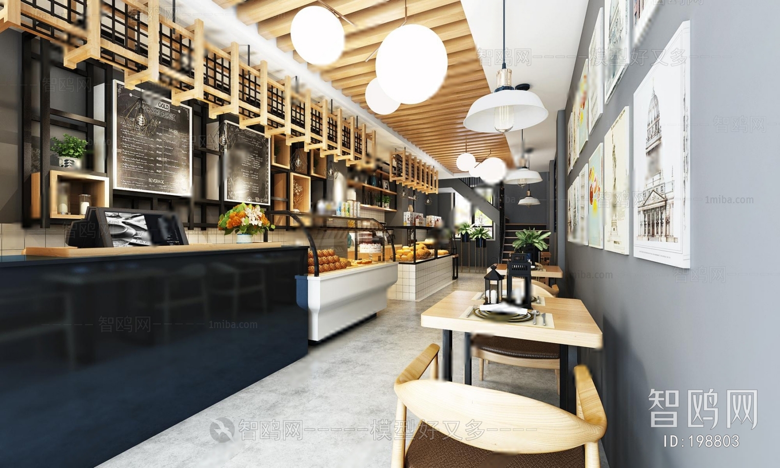 Nordic Style Milk Tea Shop