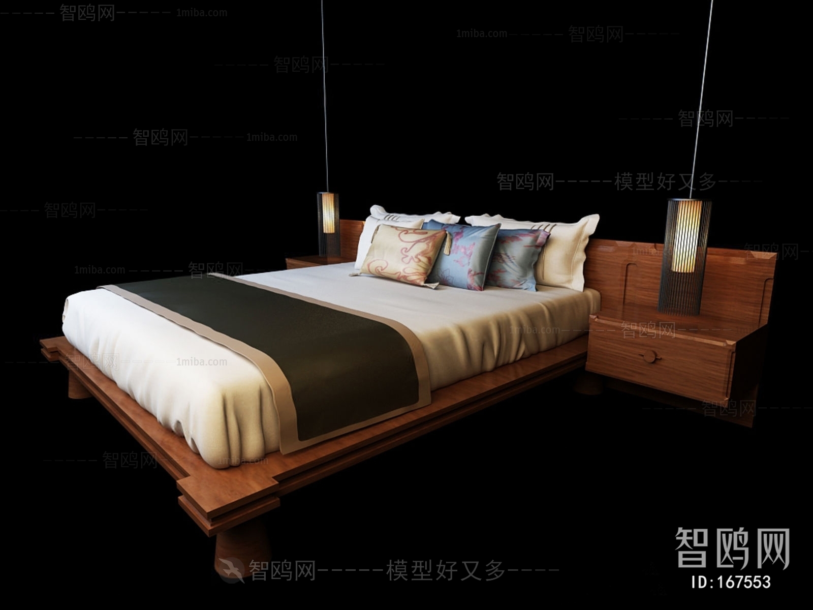 Southeast Asian Style Double Bed