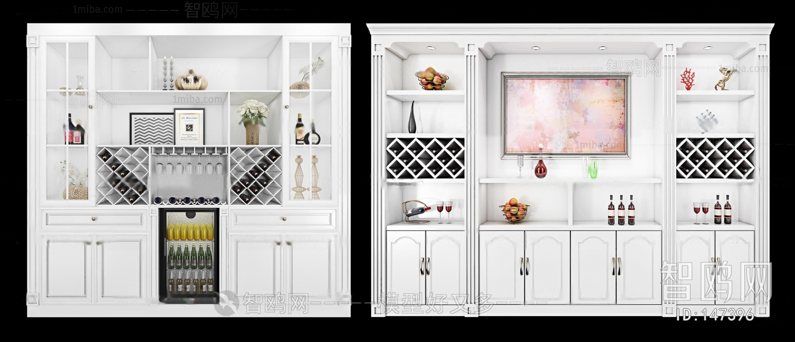 European Style Wine Cabinet