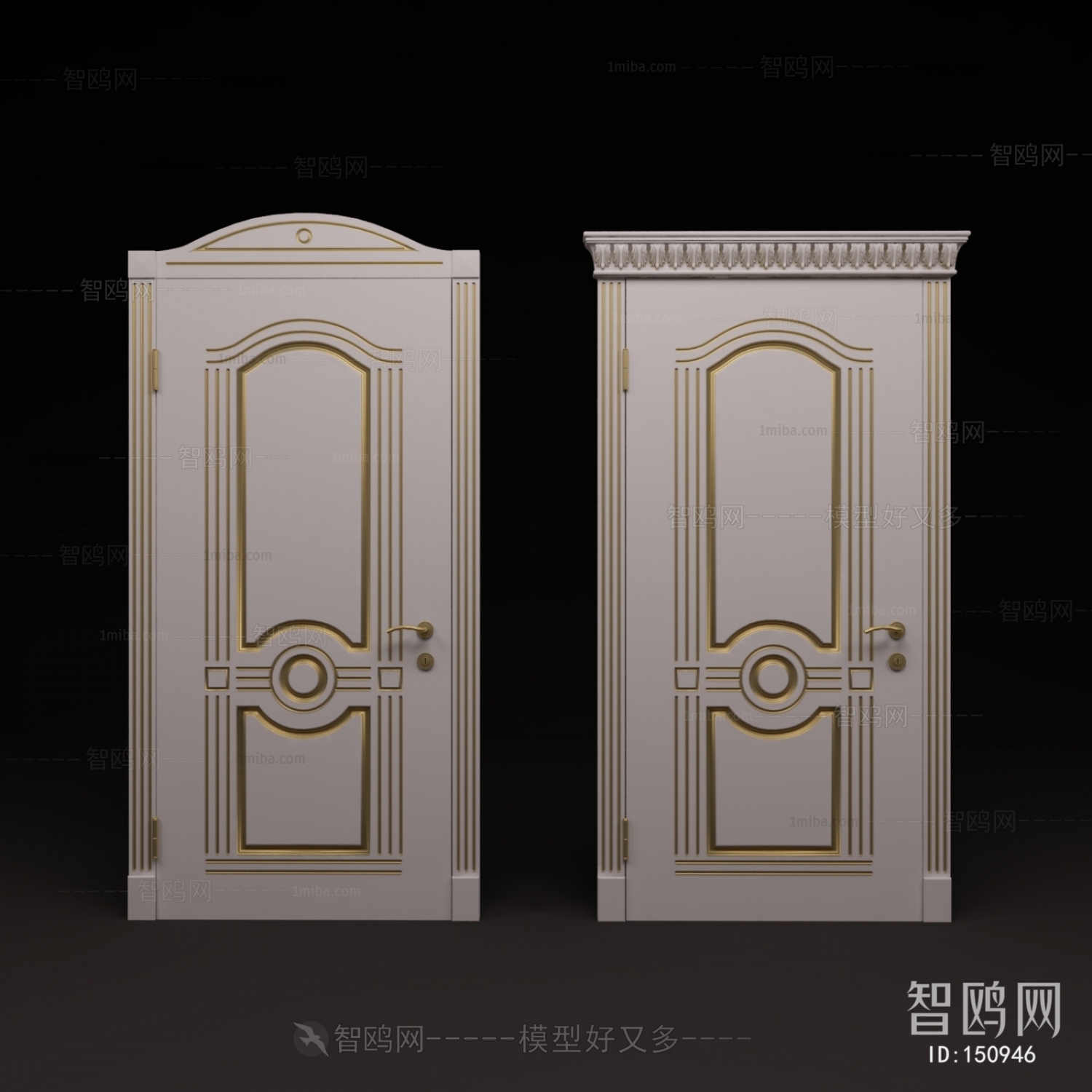 European Style Solid Wood Door