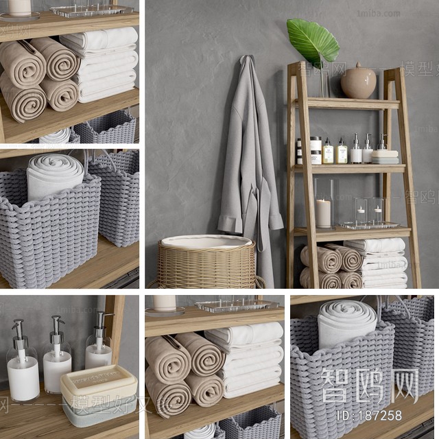 Modern Bathroom Cabinet Rack