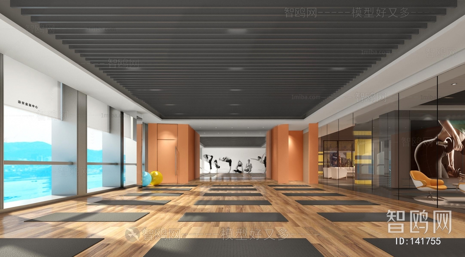 Modern Yoga Room