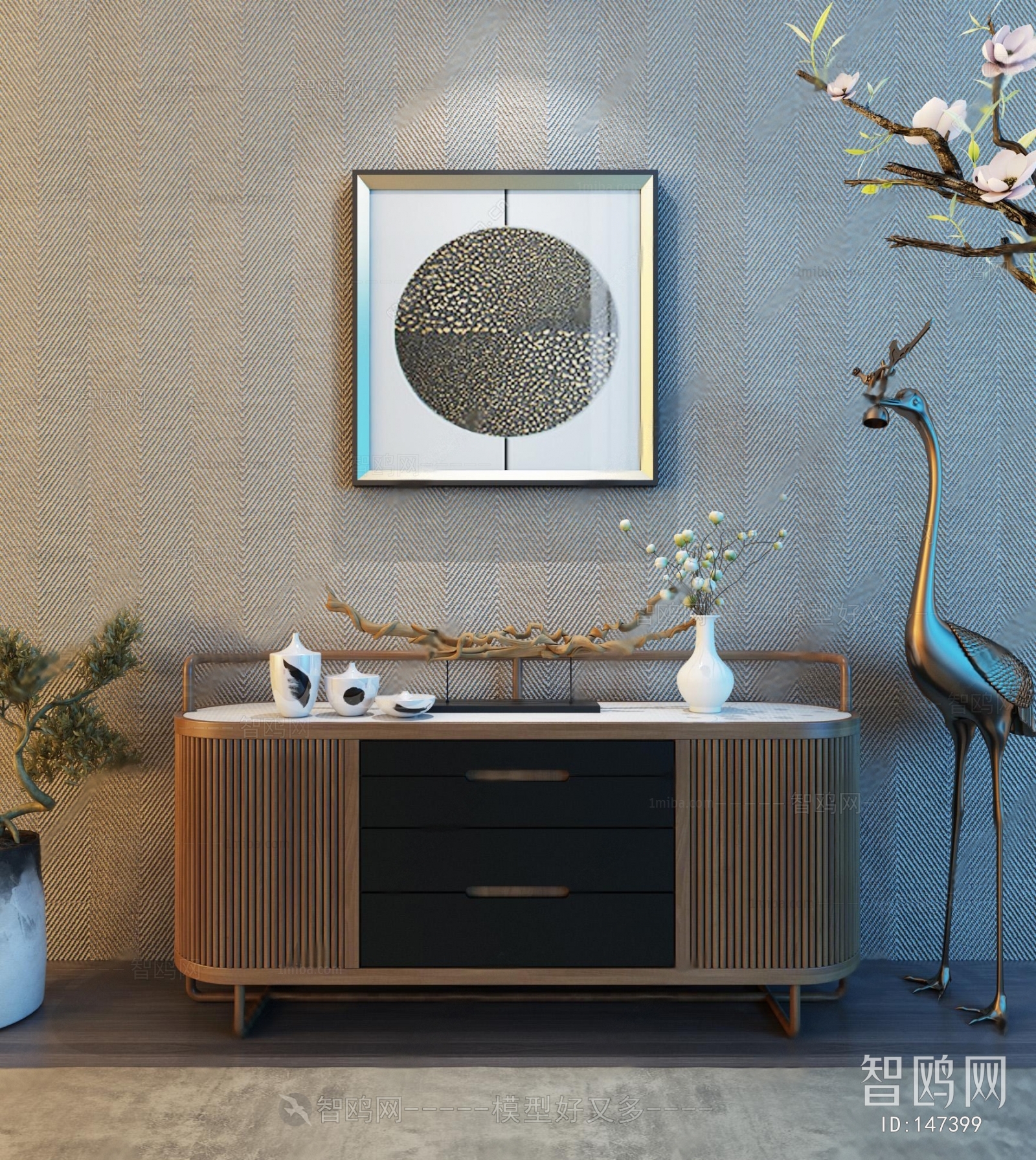 New Chinese Style Sideboard