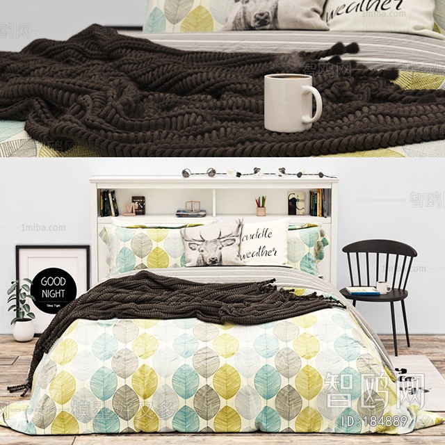 Nordic Style Double Bed