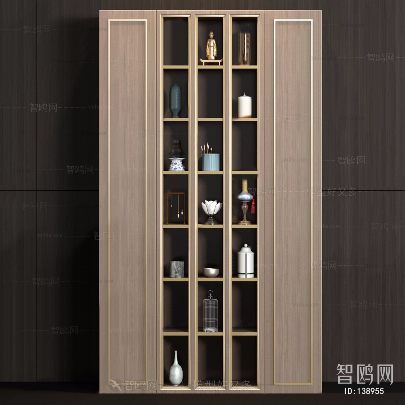 New Chinese Style Bookcase