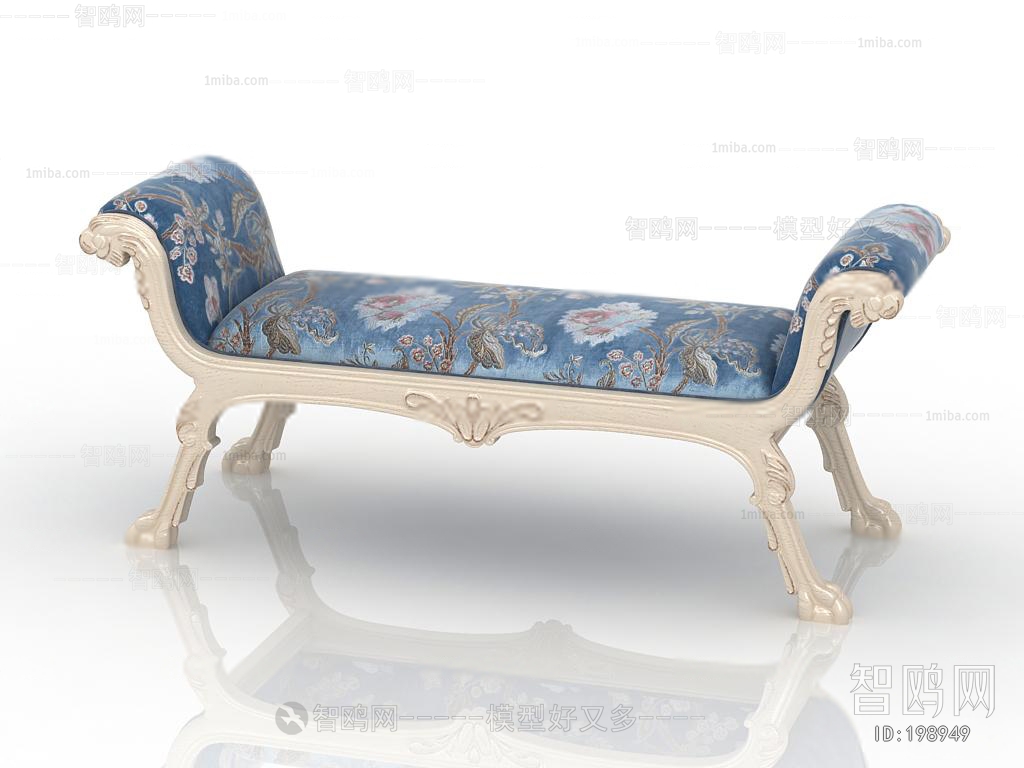 法式床尾凳
