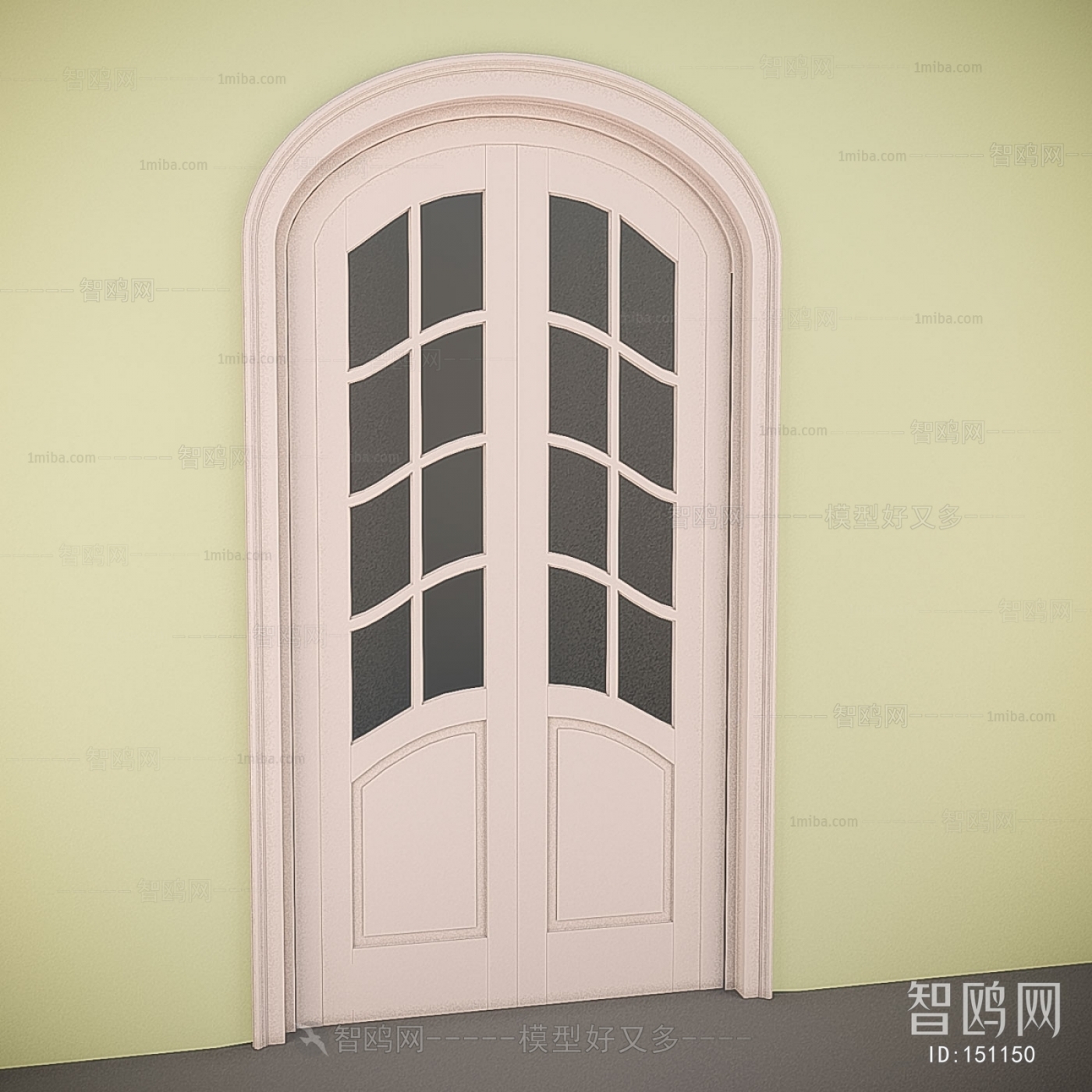 Modern Solid Wood Door