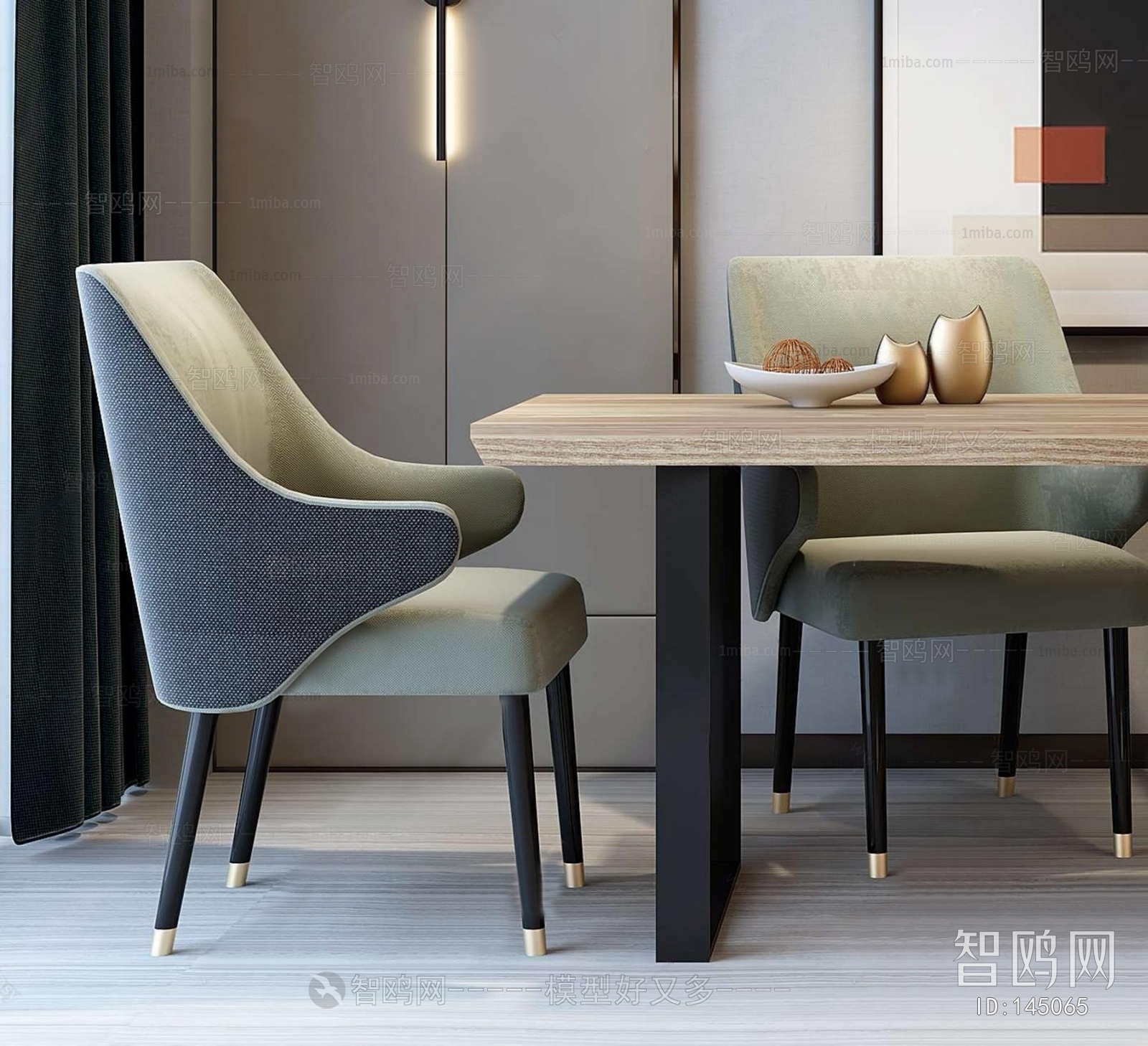 Post Modern Style Dining Table And Chairs