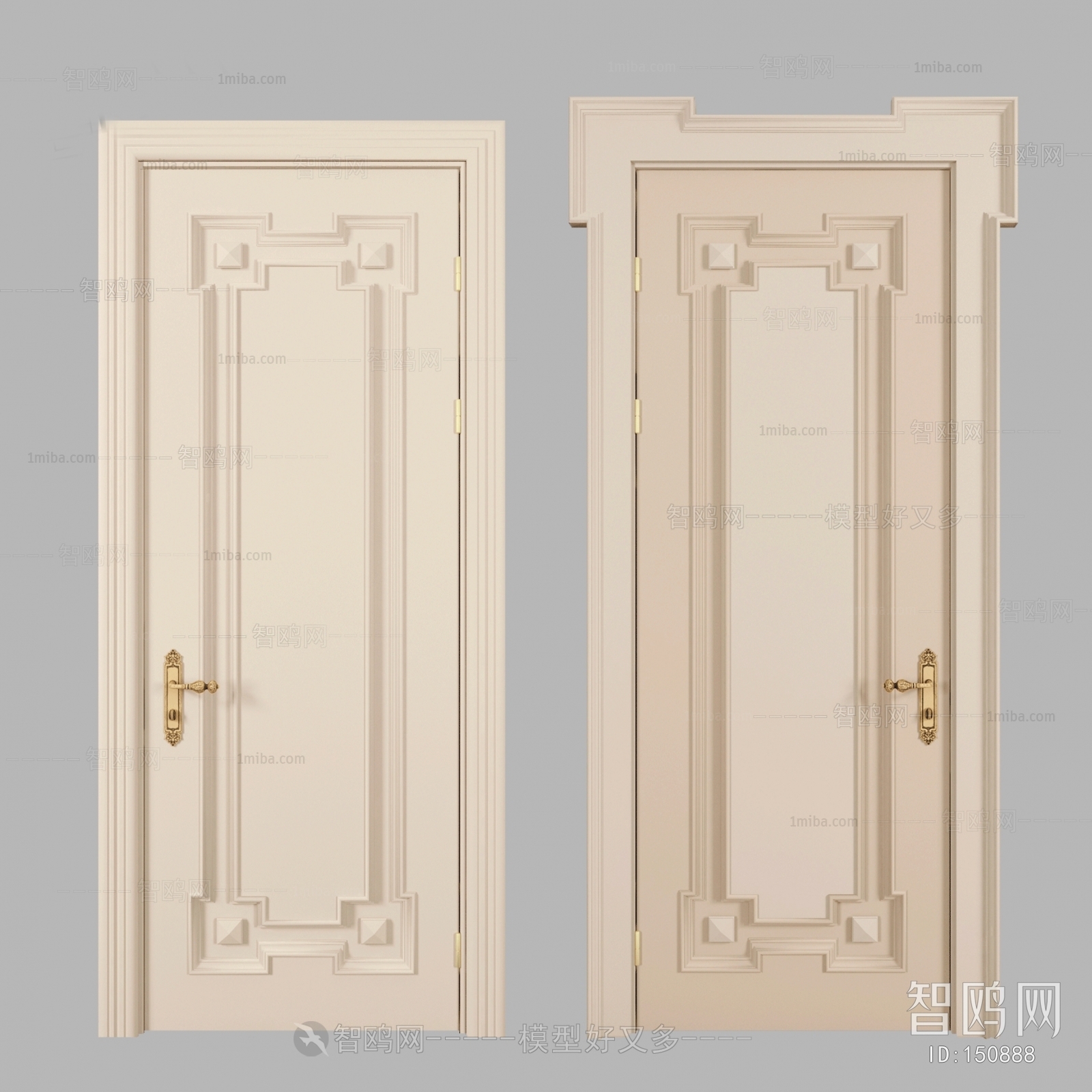 European Style Solid Wood Door