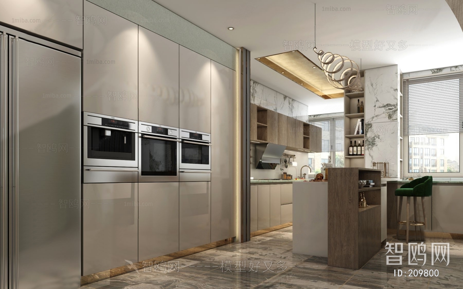 Modern The Kitchen