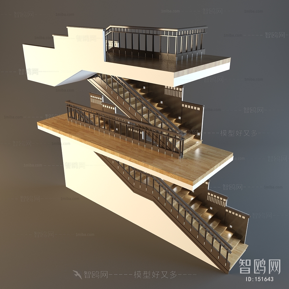 Modern Stair Balustrade/elevator