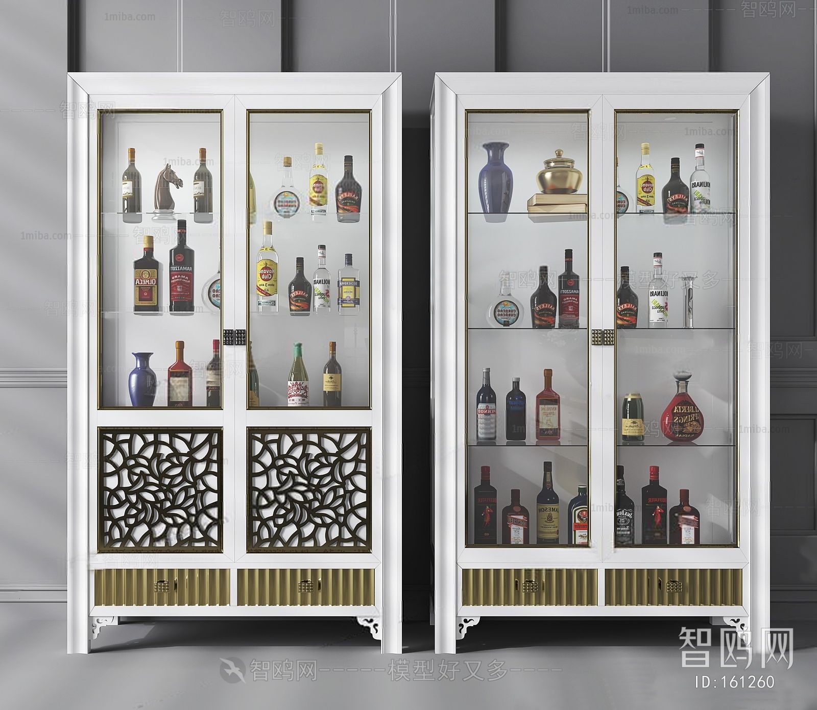 European Style Wine Cabinet