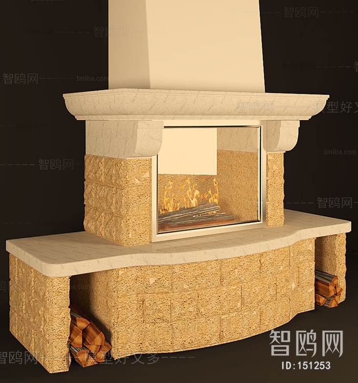 European Style Fireplace