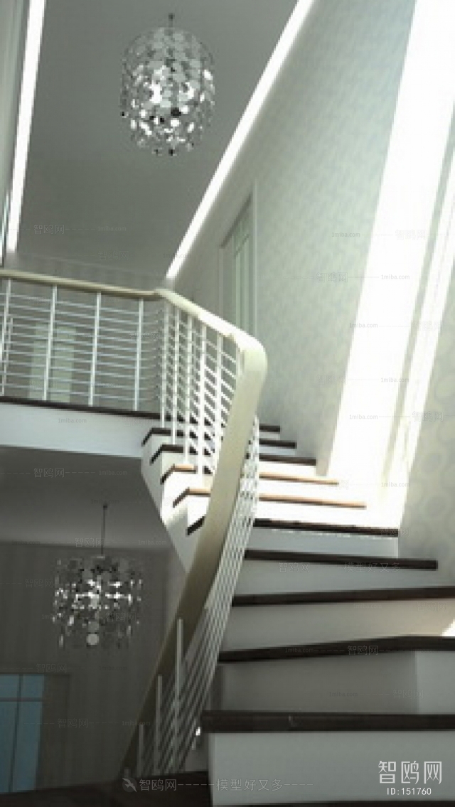 Modern Stair Balustrade/elevator