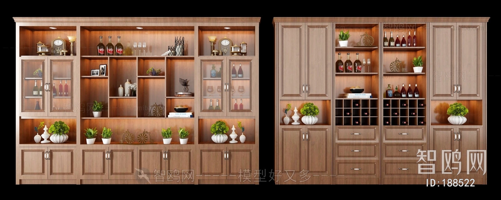 American Style Wine Cabinet