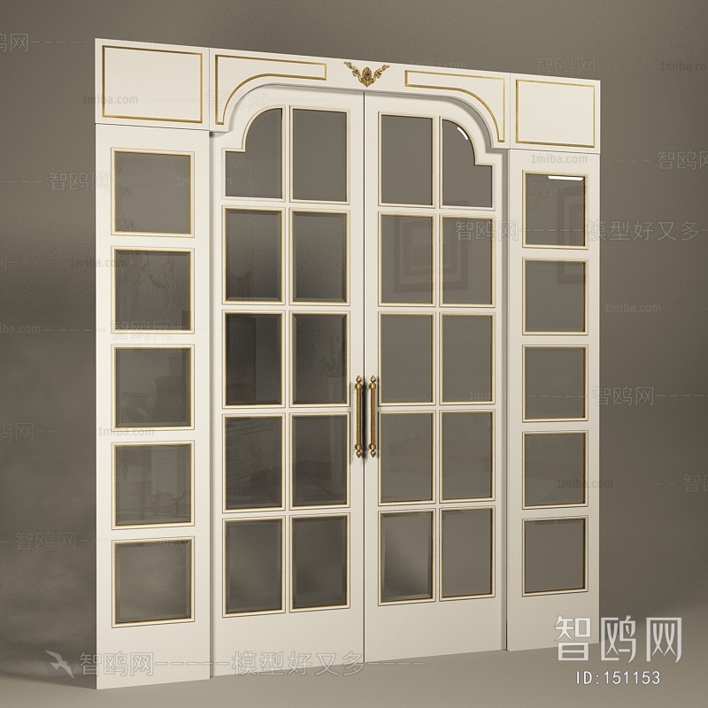 European Style Solid Wood Door